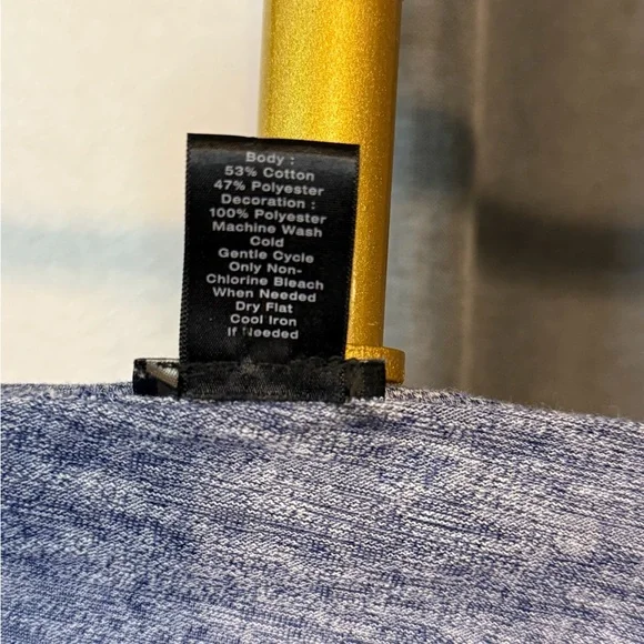 💙 Ann Taylor Whisper Luxe Cascading Duster Cardigan – Marled Blue/Gray – EUC 💙B3 - Picture 6 of 6